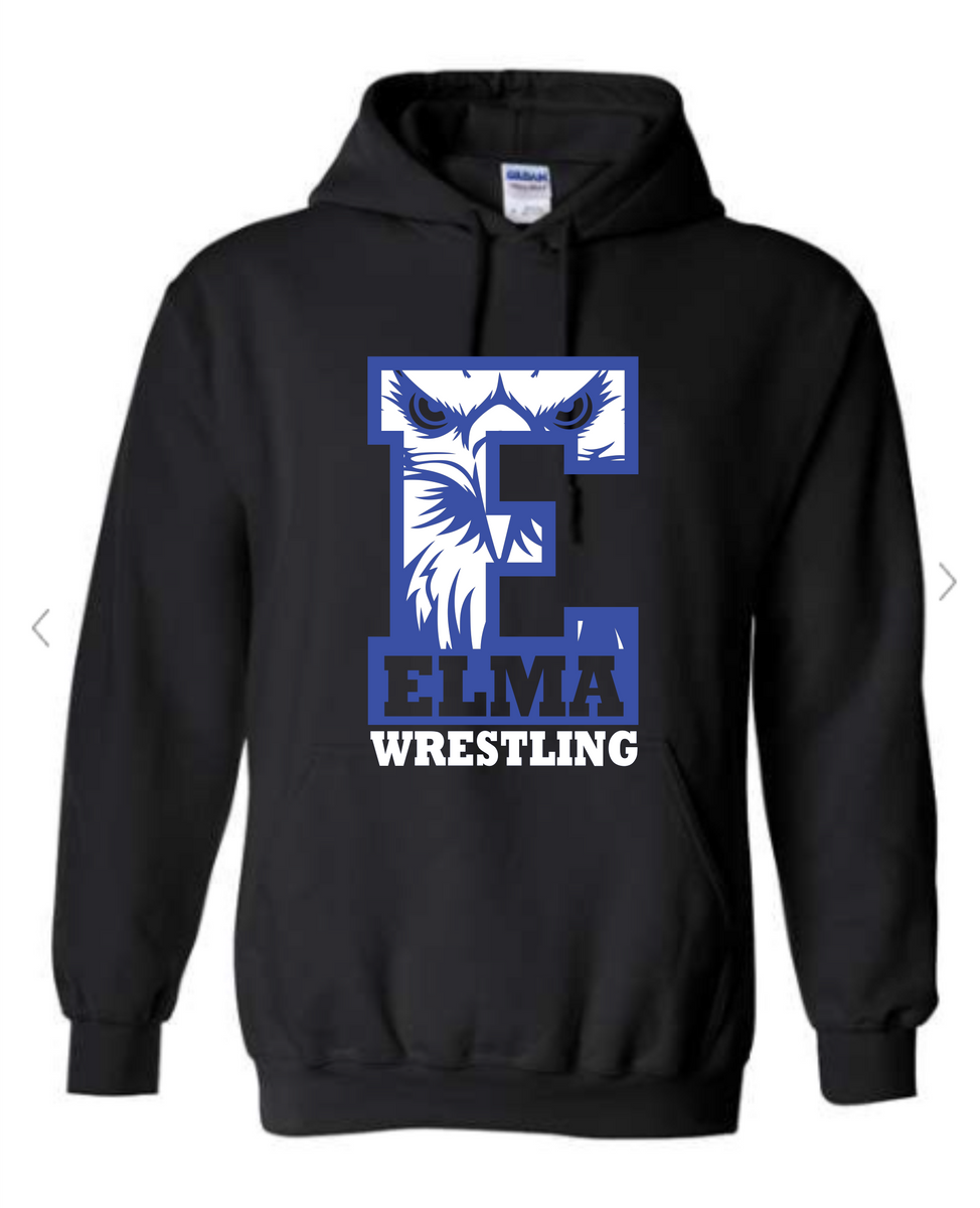 Elma Eagle Wrestling Hoodie Huckleberry Ink LLC