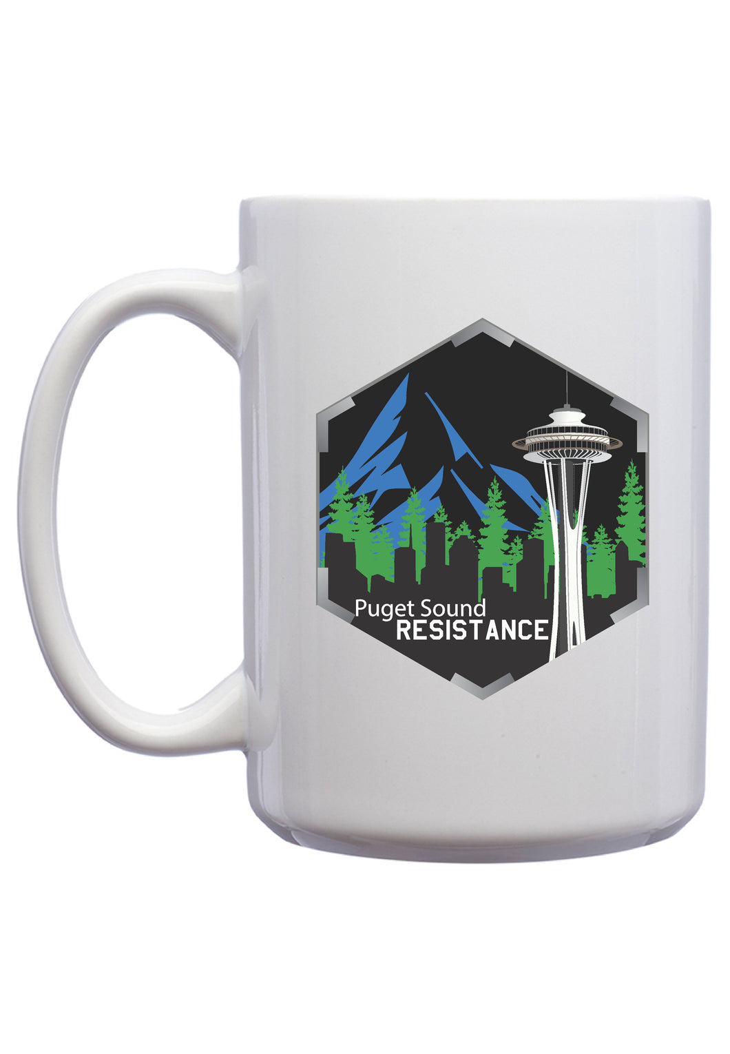 PSR Badge Ceramic Coffee Mug | 15 oz.