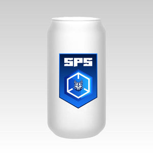 SPSR Wolves Banner Frosted Beer Can Glass | 18 oz.