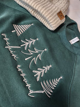 Rockin' Around The Christmas Tree Embroidered Crewneck Sweatshirt