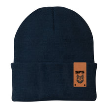 SPSR Wolves Foldover Beanie with Leather Patch