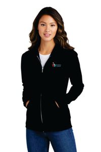 Ladies Embroidered Full Zip Hoodie | Pope's Place