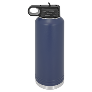 We The People Wrapped Stainless Steel Laser engraved water bottle.