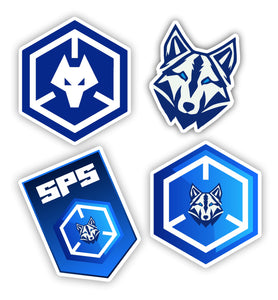 SPSR Wolves Sticker 4-Pack
