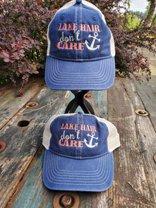 Lake Hair Don't Care hat
