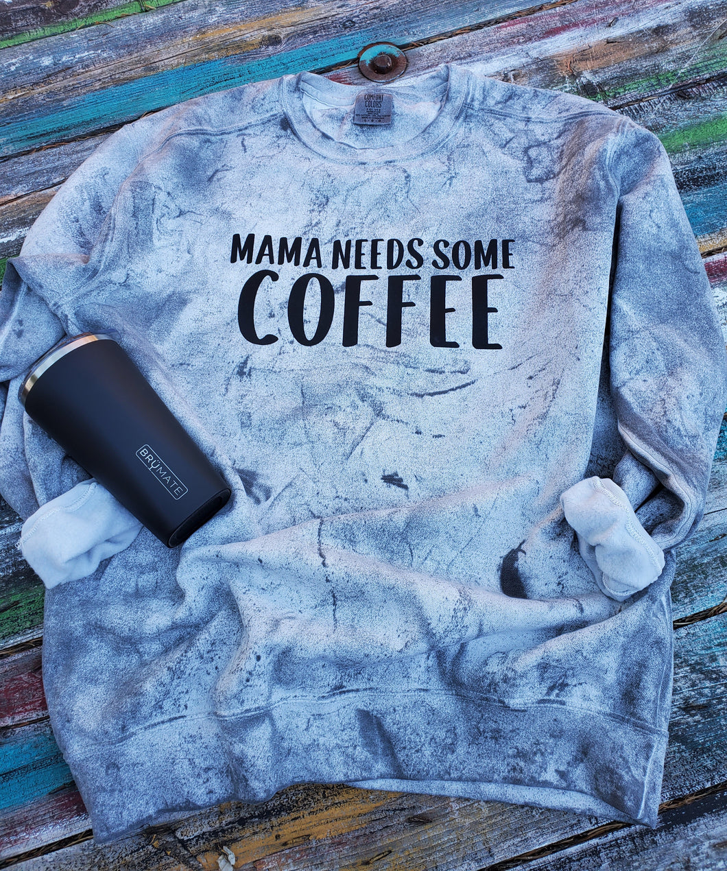 Mama needs a Coffee crewneck sweatshirt