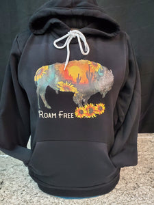 Roam Free Buffalo Hoodie