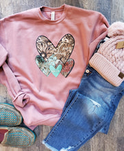 Western Valentine Crewneck Sweatshirt