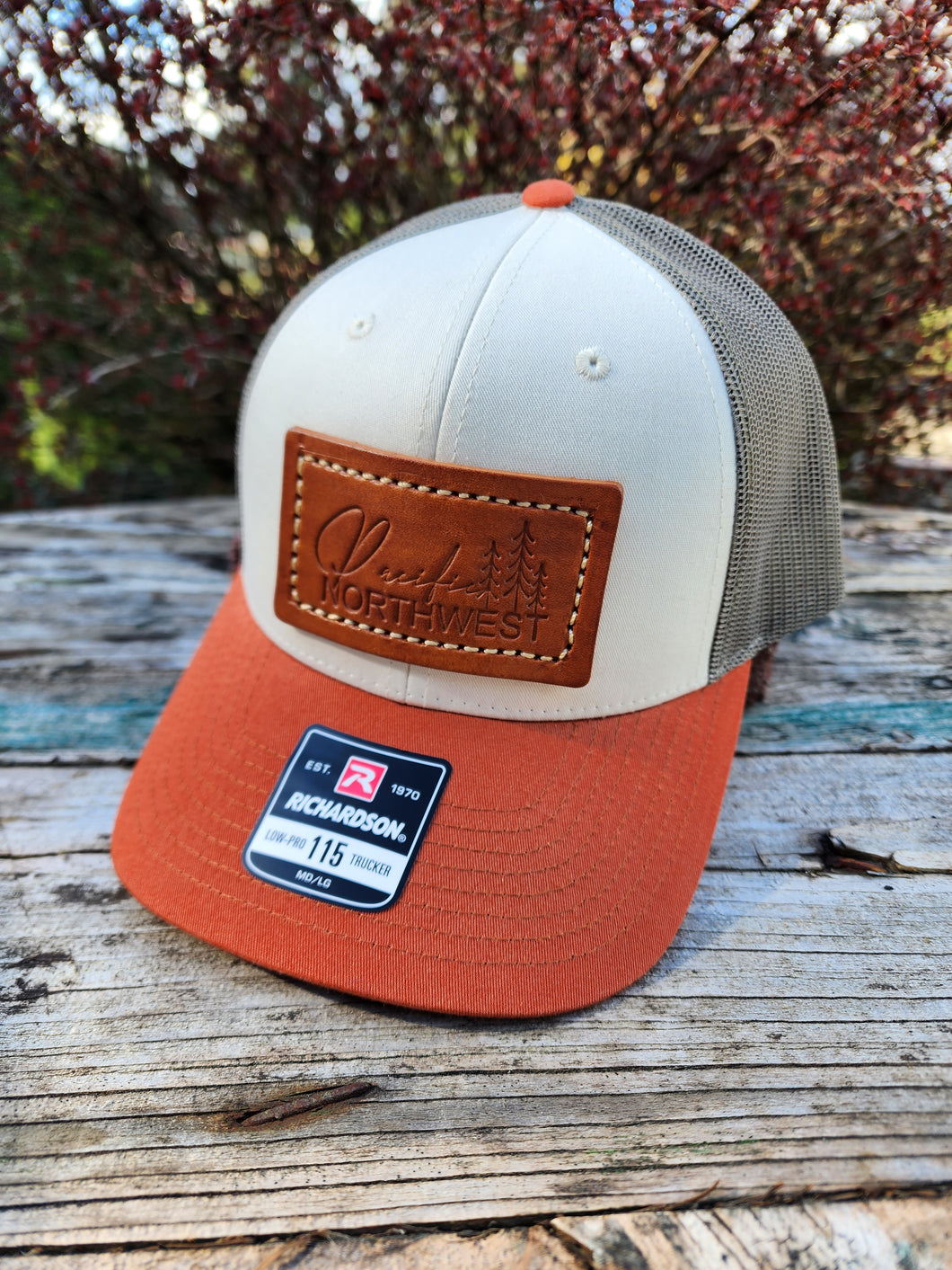 Pacific Northwest leather patch