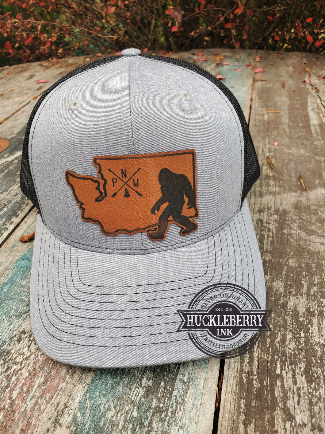 PNW Washington Bigfoot, Richardson Leather Patch Hat
