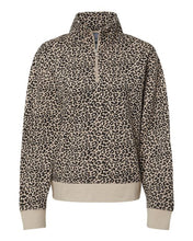 Leopard 1/4 Zip sweatshirt