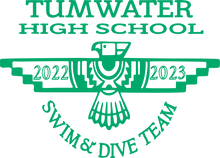 Tumwater Swim & Dive window decal